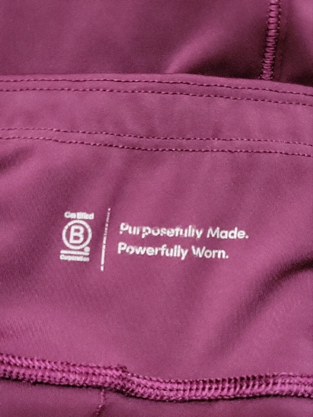 Athleta Salutation Stash Deep Plum High Rise 7/8 Leggings Small - Picture 11 of 15